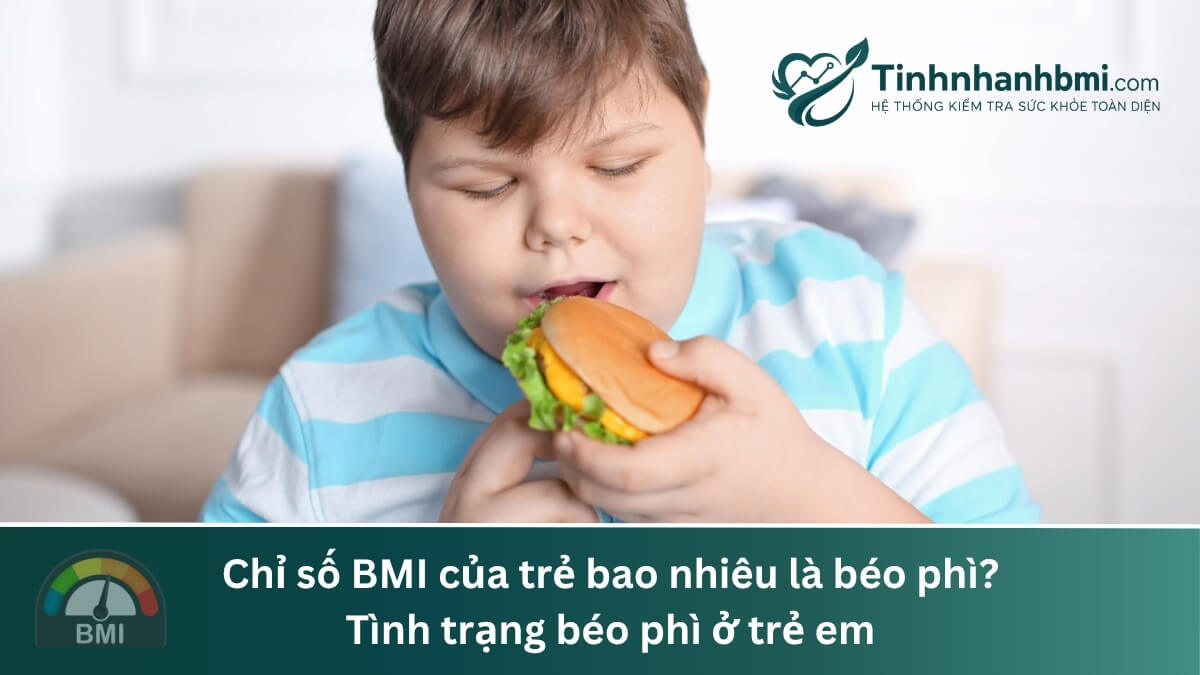 Chỉ số BMI của trẻ bao nhiêu là béo phì? Tình trạng béo phì ở trẻ em