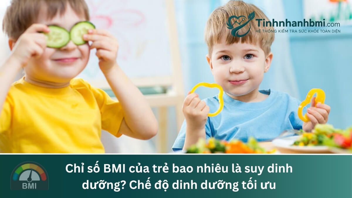 Chỉ số BMI của trẻ bao nhiêu là suy dinh dưỡng? Chế độ dinh dưỡng tối ưu